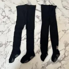 ブラック ベビータイツ サイズ85