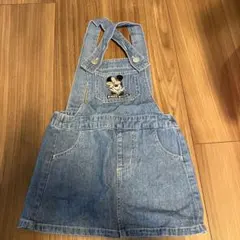 リトシー ミニーマウス デニムジャンバースカート 90