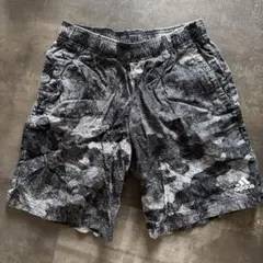 値下げ/adidas ブラックカモフラージュショートパンツ M