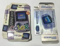 ゲームボーイ カラーとアドバンス 外箱のみ 2点セット