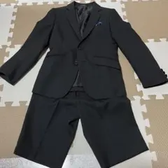 フォーマルスーツ ブラック ショートパンツ付き