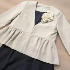 【美品☆入学式・卒園式】コサージュ付きセレモニー フォーマル セットアップ