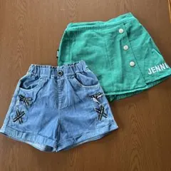 女児　ショートパンツ　130 140 2枚セット