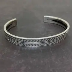 やまなか様専用✨バングル ブレスレット シルバー 925 ヴィンテージ フェザー