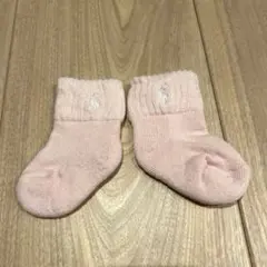 ベビーソックス ラルフローレン ピンク 靴下 9-12㎝