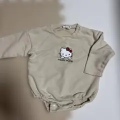 Hello Kitty ベージュロンパース 90