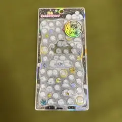 光るジュエルプチドロップシール　シマエナガ