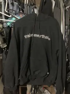 thisisneverthat ブラック フードパーカーのサムネイル