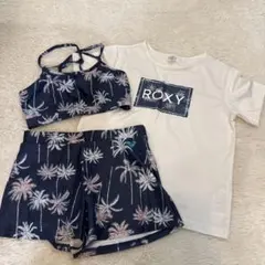 ROXY キッズラッシュTシャツ付き水着