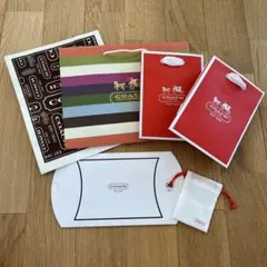 COACH コーチ ショップ袋 紙袋 BOX 巾着