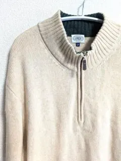 J.PRESS｜ジェイプレス　カシミヤ30％混　ハーフジップセーター