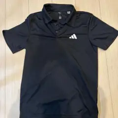adidas 黒 ポロシャツ