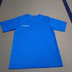 2枚セットcrocs Tシャツ 160 ブルー アンダーアーマー ブルーTシャツ