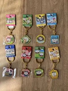 ちいかわ ご当地ダイカットキーホルダー　8個セット