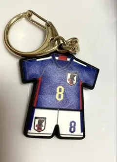 サッカー日本代表 堂安律 8番 ユニフォーム型キーホルダー