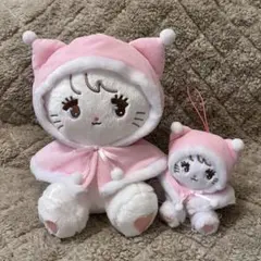 Lil ala mode mikko おめかし ポンチョぬいぐるみ ムース