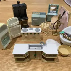 シルバニア　キッチン　バスルーム　洗濯機　洗面　シャワー　オーブン