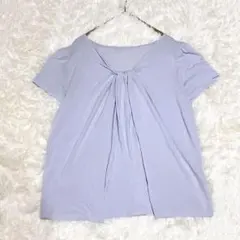 M0137 【ナチュラルビューティベーシック】 半袖シャツ/カットソー ギャザー