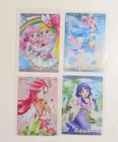 トロピカル〜ジュ！プリキュア ウエハース カード 4枚セットのサムネイル