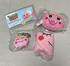 ざわざわ森のがんこちゃん　ぬいぐるみ　スマホチャーム　ボールチェーン　巾着