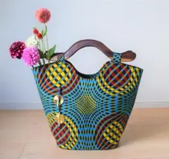 ベナン生まれハンドメイドアフリカ布バッグ