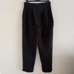 裾スリット テーパードパンツ ブラック US12（L〜LL相当）キレイめ