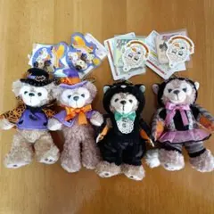 ダッフィー・フレンズ ハロウィンぬいぐるみ 4体セット