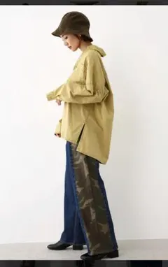 ロデオクラウンズ　切り替えデニムパンツ