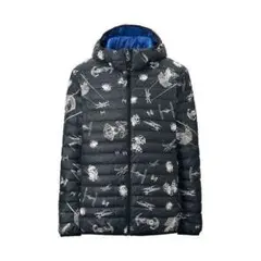 スターウォーズ ユニクロ ウルトラライトダウンパーカーL 宇宙柄 最後のジェダイ