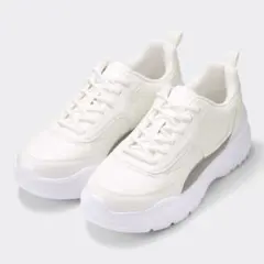 GU ボリュームソールスニーカー　Mサイズ オフホワイト