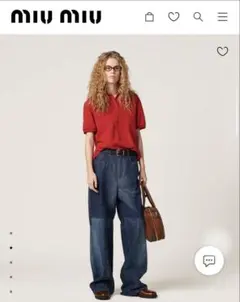 Miu Miu デニムパンツ アップサイクル サイズ25のサムネイル