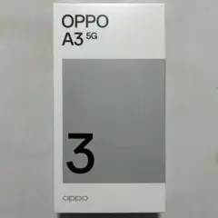 OPPO（オッポ）A3 5G ブラック/Androidアンドロイド120Hz