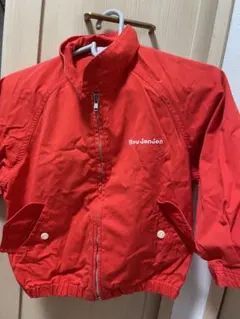moujonjon 110サイズ 赤ジャケット　 レトロ