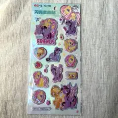 MY LITTLE PONY グリッターマシュマロ風シール パーフェクトフレンズ