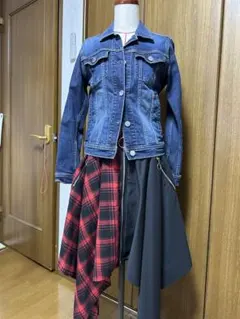 favorite 新品アシメスカート と中古ミニワンピース のセット