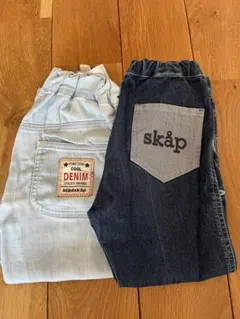 kladskapパンツ 2点セット (ライトブルー・ダークブルー)