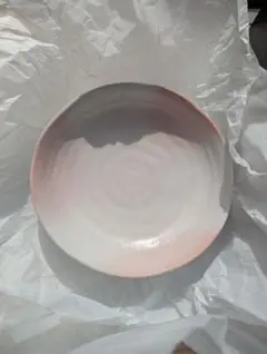 陶器製グラデーション平皿 箱付き