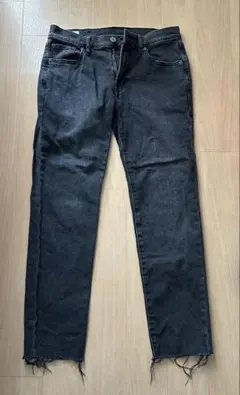 GAP ブラック ストレートデニムパンツ