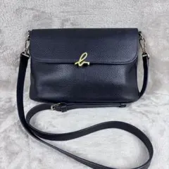 美品　agnes b. アニエスベー　ショルダーバッグ　The b. ブラック