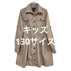 古着♥️ラルフローレン　キッズ　130 長袖ワンピース　韓国