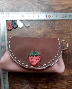 【71】牛革アコーディオンポーチ　カードケース