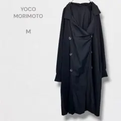 ヨーコモリモト トレンチコート ロングアウター ダブルブレスト モード Mのサムネイル
