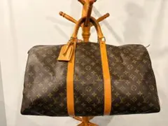 Louis Vuitton キーポル50 ボストンバッグ モノグラム 南京錠・鍵