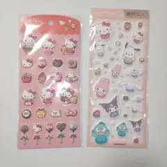 サンリオキャラクターズマシュマロステッカーチョコ/ぷっくりねぇねぇ抱っこ