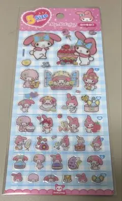 マイメロぷっくりシール