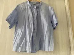 Samansa Mos2 半袖シャツ 薄い青のサムネイル