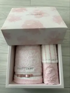 JILL STUART タオルセット　ピンク　ウォッシュタオル・フェイスタオル