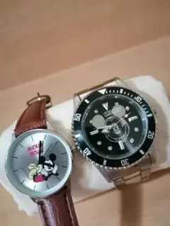 ディズニー　腕時計　２個セット