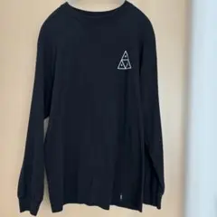 HUF ブラック 長袖カットソー　サイズM