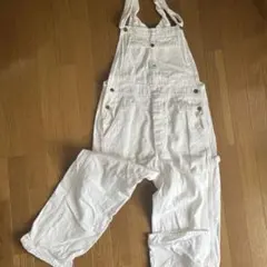 Lee ホワイト オーバーオール